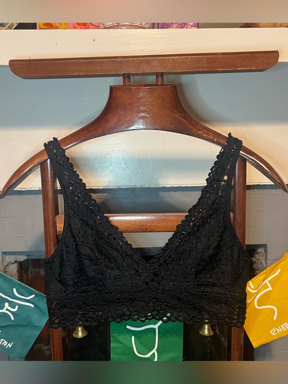 aerie Black Lace Bralette